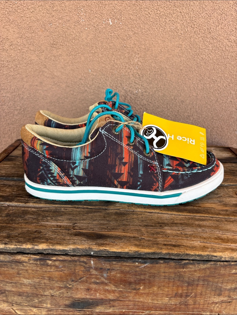 NWT Twisted X Hooey Midnight Aztec Loper in Southwest Pattern